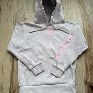 OVERTIME Classic Hoodie light grey/pink